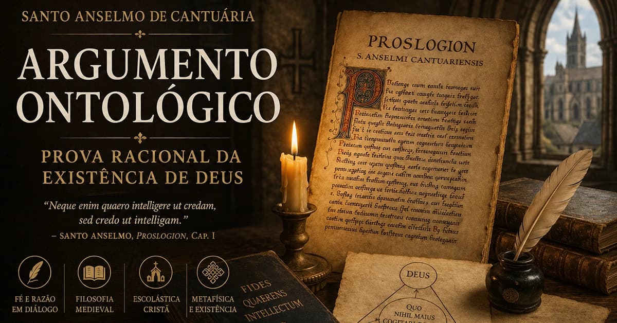 Argumento Ontológico de Santo Anselmo: Prova Racional da Existência de Deus
